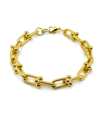 Hex Chain Bracelet 4mm