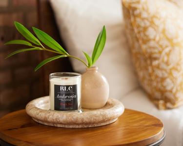 RLC Decor Lifestyle | 100% Vegan Soy Candles | Candles for Him | Chicago Candle, Miami Candle, Los Angeles Candle, New York City Candle | Ambrosia Collection | Home Decor Summer Cleaning