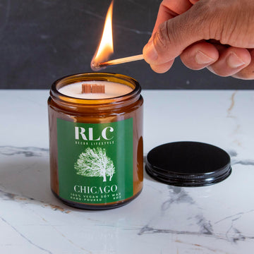 Chicago - 100% Vegan Soy Candle - RLC Decor Lifestyle
