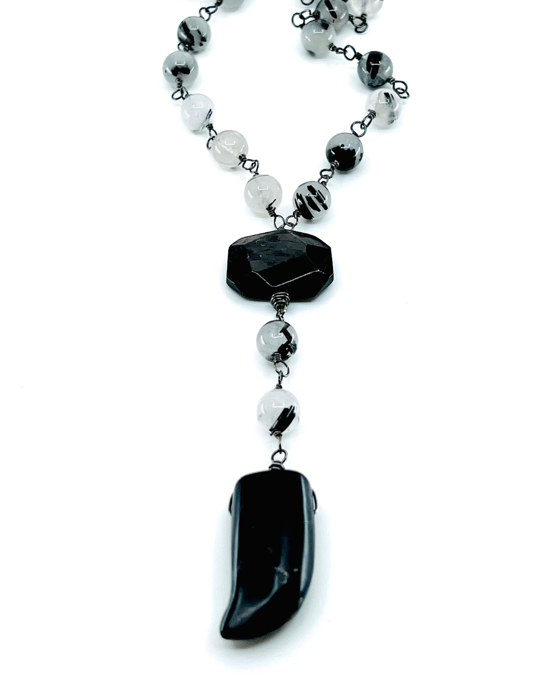 Rutilated Quartz Rosary 8mm