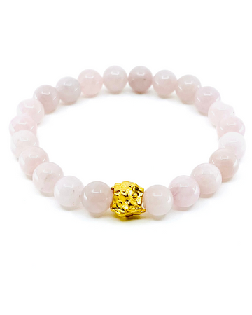 Rose Quartz Beads Bracelet 8mm