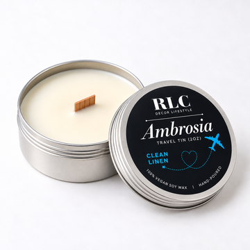 Clean Linen Travel Candle