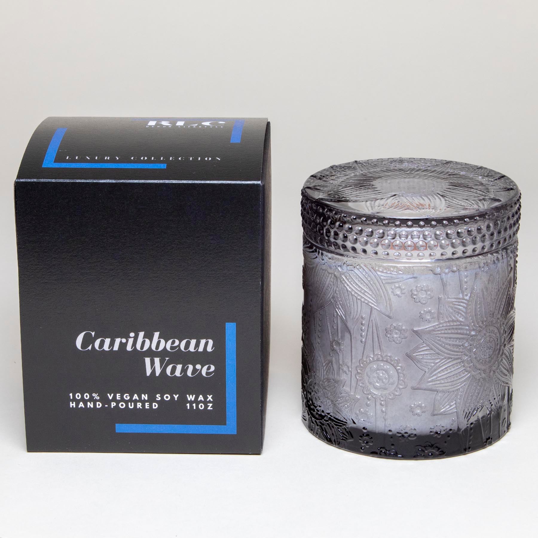 Caribbean Wave Luxury 100% Vegan Soy Candle - RLC Decor Lifestyle